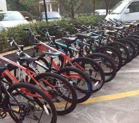 Used mountain bicycles